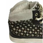 Skechers  Womens Brown Gold Plaid Leather Sherpa Lined High-Top Sneakers Size 6.5 Photo 1