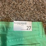 Vervet Flying Monkey Distressed Skinny Jeans Size 27 Green Denim Fly And‎ Be Free Photo 7