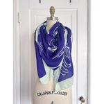 J.Crew  • Manhattan scarf wrap NYC New York City landmarks souvenir travel map Photo 6