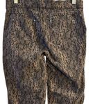 89th & Madison Women's M Snake Skin Print Jeggings Black Stretchy Fit Gray Size M Photo 3