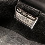 Tony Little Designs Womens Boots Suede Faux Fur Slip On Black Gray Size 6 Photo 4