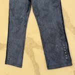 Nike  Dri-Fit Zen Epic Running Crop Leggings Women’s Large Blue Abstract Athletic Photo 8