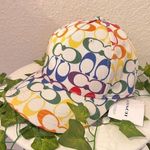 Coach  Rainbow Signature Baseball Hat CJ714 Photo 0