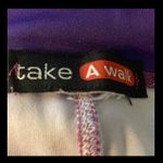Take A Walk purple & pink yoga Capri pants - size Medium Photo 4