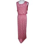 Spense Pink Sleeveless Maxi Dress Size Large Pink and Orange Space Dye Dress Photo 1