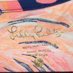 Lilly Pulitzer  Flamingo Pima Cotton‎ Dress Shift Casual Colorful Size M Photo 3