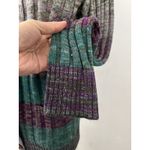 Womens Bohemian Indie Grunge Cardigan L Colorblock Rustic Crunchy Granola Twee Gray Size L Photo 5