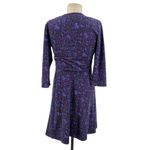 Patagonia Margot Faux Wrap Dress Purple Floral Paisley Size Medium Photo 7
