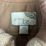 Green Tea medium neutral tan women’s knit zippered vest Brown Photo 2