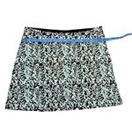 Tranquility athletic Skirt Black White Leaf Print‎ Athleisure Activewear MedI Size M Photo 5