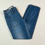Anthropologie PILCRO High Rise Slim Boyfriend Jeans Utility Pocket Medium Wash Women’s Size 25 Photo 4