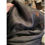 Vintage J.B.S. LTD Black formal shimmery iridescent overlay maxi skirt size 14 Photo 6