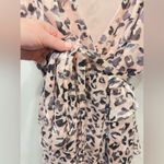 Hutch  Elsa Pink Black Animal Print Ruffle High-Low Wrap Dress size Large $395 Photo 8