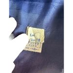 Vintage 1960s Adele Simpson for Hovland Swanson Navy Blue Coat Dress Size 10 Photo 5