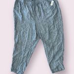 Old Navy NWT  High Waisted Linen Blend Cropped Straight Leg Pants Size 3X XXL Photo 2