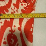 J Crew Factory Coral/White Button Down 3/4 Sleeve Sweater‎ Cardigan Sz S Women # Orange Photo 7