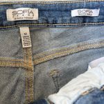 Sofia Vergara‎ Jeans Size 12 Hi Rise Skinny Ankle Jeans Raw Hem 30x27 Stretch Blue Photo 7