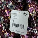 Free People FP Movement Wishful Floral Printed Tank Top Small Women’s Purple Photo 4