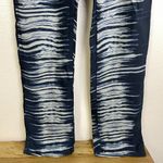 Johnny Was Pete Greta Pants Small Blue Elastic Waist Drawstring Lounge Cupro Photo 3