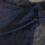 Zuliana Size Small Blue Mesh Sleeveless Dress With Side Slits. Made in USA New Photo 3