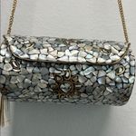 Antik Kraft  | Silver Mosaic Mother Of Pearl w/ Crossbody Chain✨🐚 Photo 4