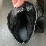 Wanted Branded Pinn Black Studded Moto Biker Booties Ankle Boots Womenâs 6.5 Photo 12