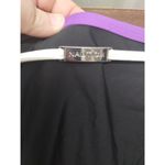 Nautica  NWT Women's Size 16 Black Purple Swim Separates Belted Bikini Bottom Photo 2
