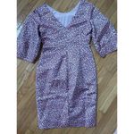 Alton Gray Women's Leopard Metallic Pink Dress Size‎ 6 Photo 2