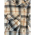 Unbranded Fleece Shacket Womens Medium Gold Plaid Warm Pockets Outdoors Unlined‎ Photo 6