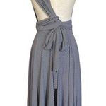 BUTTER BY NADIA Black and White Stripe Jersey Knit Versatile Dress One Size Size undefined Photo 10