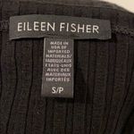 Eileen Fisher  Black Tencel Stretch Rib Shift Dress Photo 8