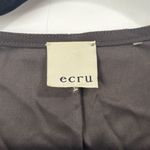 Ecru  v-neck‎ tunic top mink Sleeveless Medium Photo 1