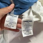 Lands' End Lands’ End Tummy Control Keyhole High Neck Tankini 14DD & Skirt Tropical Blue 14 Photo 14