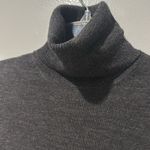 Theory Women's Ursell Tailor Wool Sweater Dress Size Medium Grey Photo 2