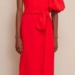 Cara Cara Lucia Red One Shoulder Dress Size M Photo 0
