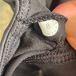 Lululemon Size 8 Glide And Stride Tank A/B Bra Top Black HBLK Mesh Run Yoga Photo 9