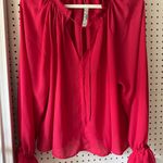 Madewell NWT! Long-Sleeve Tie-Neck Top Size: XL Photo 4