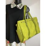 Kenneth Cole  bag green fabric tote Photo 6