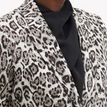 Erdem Iris Leopard Jacquard Single Breasted Blazer Size 10 NWT Photo 9