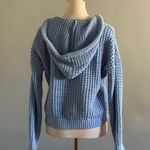 No Boundaries  Cable Knit Hoodie | Size: M | Light Blue Photo 2