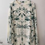 Kimchi Blue Green And White Floral Long Sleeve Dress  Photo 0