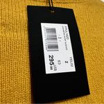 The Kooples yellow mustard cashmere cardigan oversized crop length sweater sz 2 Photo 6