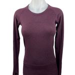 Lululemon Swiftly Tech Purple Crew Neck Long Sleeve Sports T-Shirt Tee Top S Photo 0