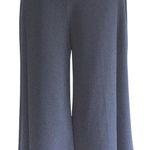 Cache Wide Leg Stretch Buttons Crop Self Belt Pant New Gray Gaucho NWT $98 Photo 3
