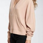 Three Dots Thermal Pullover Hoodie Size Large Photo 6