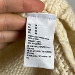 American Eagle Outfitters Ivory Chunky Cable Knit Fisherman Sweater Photo 6