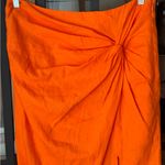 Antonio Melani  linen midi skirt slit maxi knotted penny dorothy ruched bright Photo 2