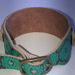 Leather Boho Freedom Interchangeable Charm Floral Boho Bracelet Brown Photo 4