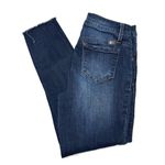 1822 Denim  Skinny Ankle Jeans Distressed Dark Wash Low Rise Size 4 Photo 8