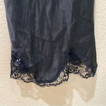 MISS NAORY of Italy Black Silk Blend Beaded Lingerie Slip US Size Small Photo 5